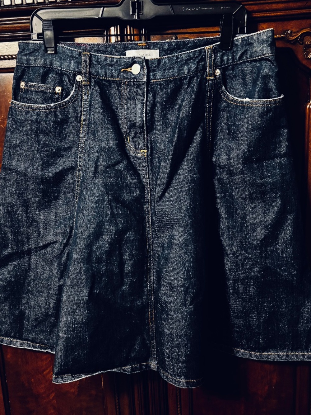 Isaac Mizrahi Denim Skirt A-Line Sz12